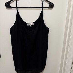 Pink Republic Black Spaghetti Strap V-Neck Tank Top - Women